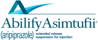 ABILIFY ASIMTUFII®, White Logo